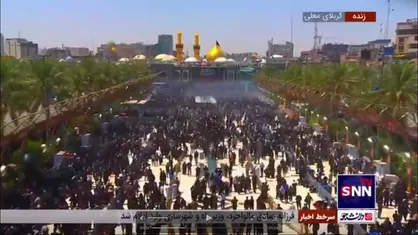 تصاویر هوایی کربلای معلی از حضور انبوه عاشقان سیدالشهدا علیه السلام در روز&zwnj;های منتهی به اربعین حسینی