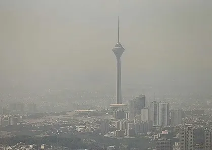 هوای تهران در شرایط ناسالم قرار گرفت +نمودار