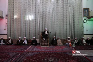 عزاداری سالروز شهادت امام عسکری(ع) در بیت  آیت الله العظمی مکارم شیرازی