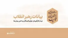 بیانات رهبر انقلاب در دیدار کارآفرینان، تولیدکنندگان و دانش‌بنیان‌ها | فیلم کامل