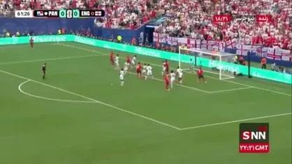 گل اول انگلیس به پاناما توسط بلینگهام / انگلیس 1 - 0 پاناما