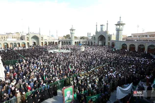  تشییع پیکر دو شهید مدافع امنیت در حمله اغتشاشگران 