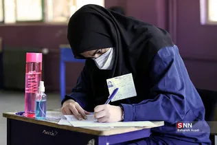 برگزاری حضوری امتحانات نهایی در دبیرستان شهید بهشتی