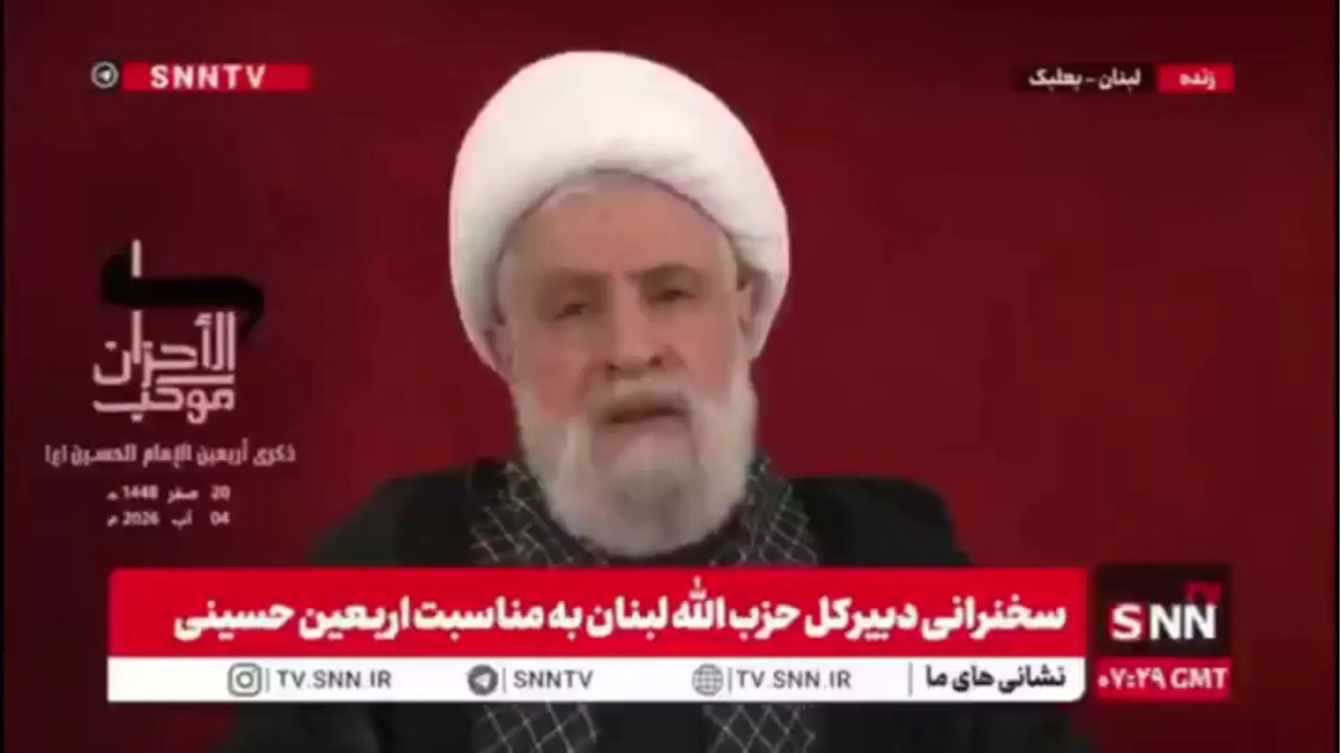 شیخ نعیم قاسم: وحدت داخلی برای ما مهم است/ می‌خواهند رابطه حزب الله، جنبش امل و ارتش را خراب کنند؛ ما همه یک ملت هستیم