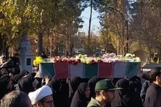 تشییع پیکرهای مطهر ۲ شهید گمنام در مازندران