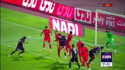 گل تساوی پرسپولیس به تراکتور توسط ایوب العملود