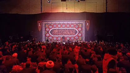 بوی عطر شهدای گمنام در مراسم شب فاطمیه بجنورد پیچید + فیلم