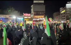 حضور باشکوه مردم محله تجریش تهران در چهل و یکمین شب حماسه‌سازی
