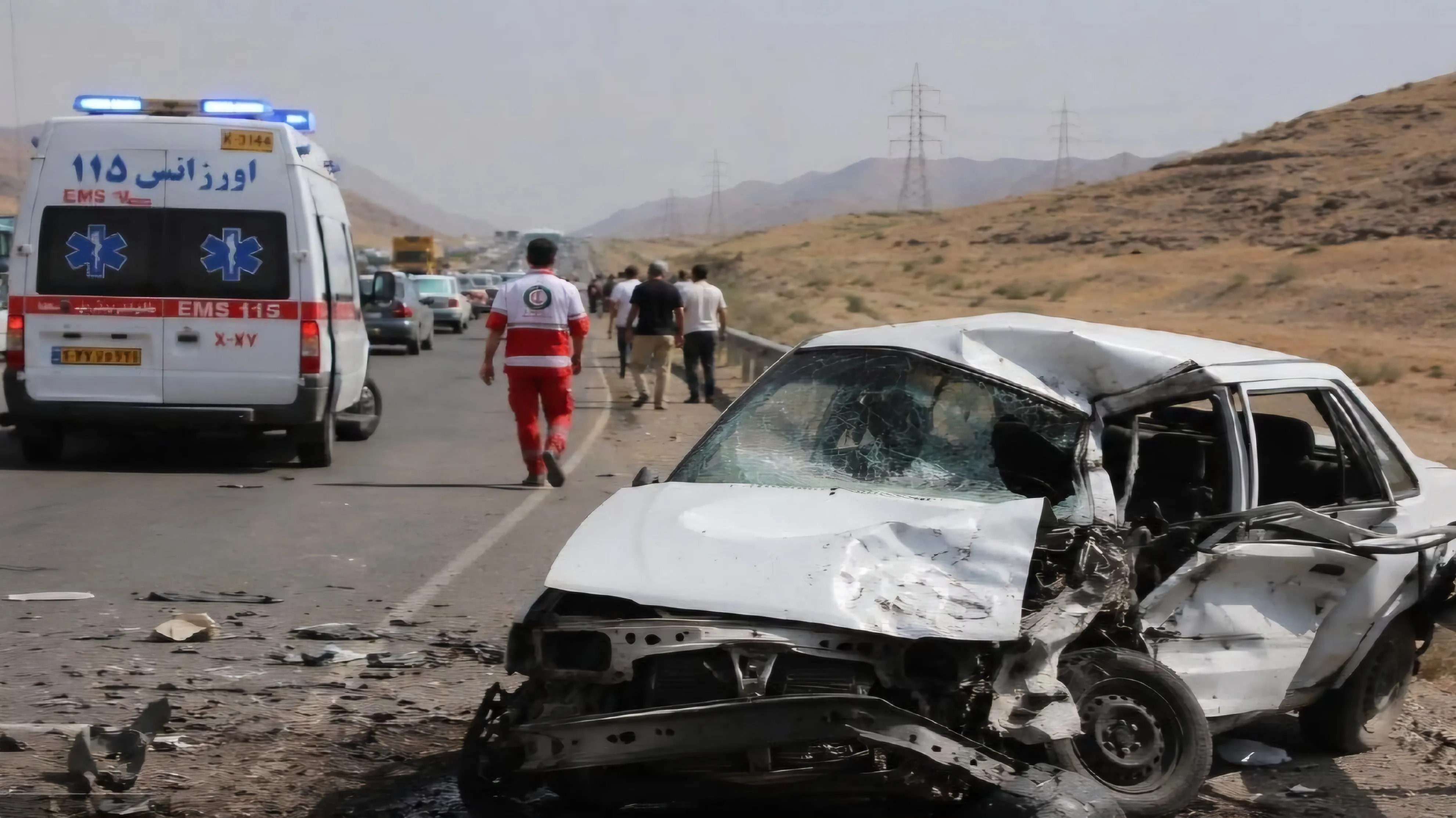 تصادف مرگبار نیسان و پژو در محور پاتاوه–دهدشت/ ۲ نفر جان باختند