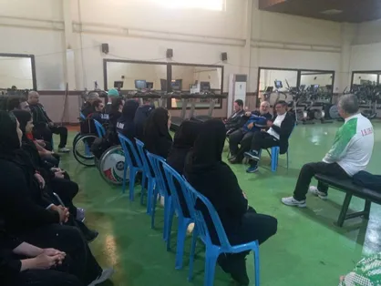 بازدید رییس کمیته ملی پارالمپیک از اردوی تیم&zwnj;های ملی پاراوزنه برداری زنان و مردان