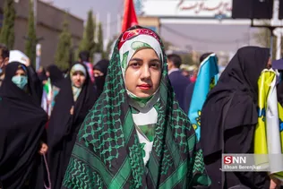 راهپیمایی بانوان فاطمی در شیراز
