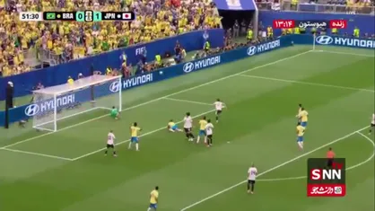 واکنش دیدنی سوزوکی مانع گل زنی برزیل شد / ژاپن 1 - 0 برزیل
