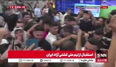 تصاویر دیگری از استقبال تیم ملی کشتی آزاد ایران در فرودگاه امام خمینی (ره)