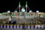 رزمایش کمک‌های مومنانه بسیج دانشجویی استان قم در مسجد مقدس جمکران