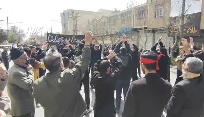عاشقان شهرکردی حیدر کرار در روز شهادت این امام عزاداری کردند+فیلم
