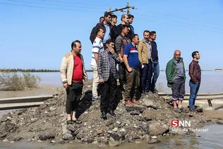 جاری شدن سیل در  استان گلستان