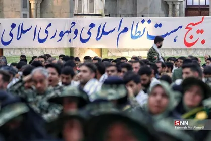 تجدید میثاق بسیجیان با آرمان&zwnj;های امام خمینی (ره) + فیلم
