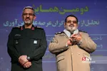 سردار غیب پرور رئیس سازمان بسیج مستضعفین و سرلشگر فیروز آبادی