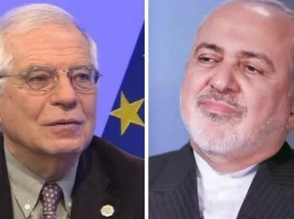 &lrm;تماس تلفنی وزیر امور خارجه کشورمان &lrm;و مسئول سیاست خارجی اتحادیه اروپا