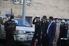 مشارکت پلیس راهور تهران، سپاه ، بسیج و حوزه خدمات شهری تهران در حوادث بزرگراهی نوروز