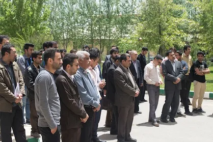 پرچم آمریکا و اسرائیل در دانشگاه شهرکرد به آتش کشیده شد