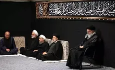 اولین شب عزاداری اباعبدالله الحسین (ع) با حضور رهبر انقلاب برگزارشد