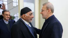 دیدار نخست وزیر اسبق عراق با علی لاریجانی