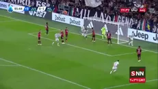 کامبک یوونتوس در دقایق پایانی / یوونتوس ۱ - ۱ میلان