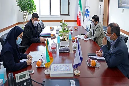 دیدار نمایندگان سازمان غذا و دارو و هیات امنای ارزی با رئیس سازمان اورژانس کشور
