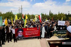 مراسم یادبود قائد بزرگ مقاومت شهید سیّد حسن نصرالله+عکس
