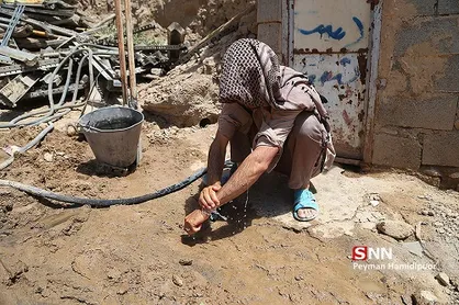 جهادگران بسیج دانشجویی فارس در مناطق سیل زده خدمت رسانی می&zwnj;کنند