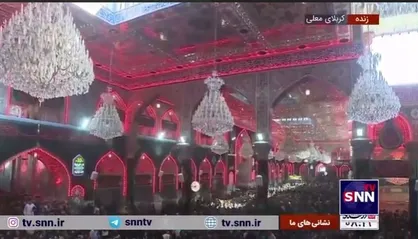 تصاویر هوایی کربلای معلی از حضور انبوه عاشقان سیدالشهدا (ع) در روز عاشورای عراقی&zwnj;ها