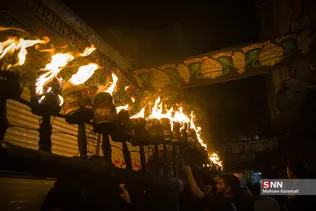 مراسم مشعل گردانی در قم