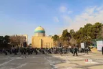 آیین تشییع و تدفین شهید گمنام در دانشگاه خوارزمی