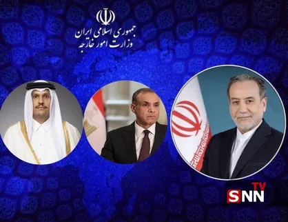 گفت&zwnj;و&zwnj;گو&zwnj;های تلفنی وزیر امور خارجه جمهوری اسلامی ایران با همتایان قطری و مصری