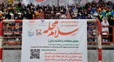 شناسایی استعدادهای والیبال دختران کرمانشاه در جشنواره طرح همگام بهزیستی