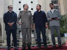 تقدیر از علی توسلی خبرنگار جهادی و دبیر فضای مجازی SNNTV در اختتامیه ششمین رویداد تولید محتوای دیجیتال بسیج