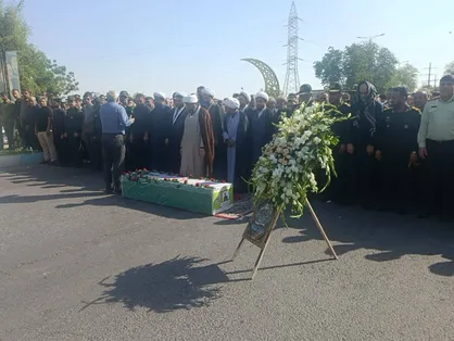 شهید مدافع وطن در دزفول تشییع شد+فیلم