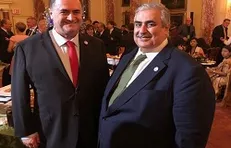 دیدار وزیر خارجه بحرین با وزیر خارجه رژیم صهیونیستی