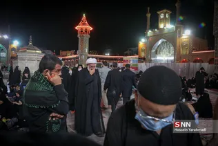 مراسم عزاداری حضرت اباعبدالله الحسین در حرم مطهر حضرت معصومه (سلام الله علیها)