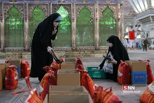 مرحله دوم رزمایش مومنانه در حرم امام خمینی (ره)