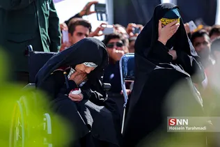 تشییع و تدفین دو شهید گمنام در دانشگاه پیام نور قم
