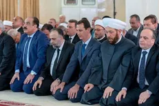 اسد نماز عید قربان را در دمشق ادا کرد