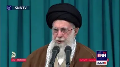 رهبر انقلاب هم&zwnj;اکنون در مراسم پنجمین سالگرد شهادت شهید سلیمانی: راهبرد همیشگی شهید سلیمانی احیای جبهه مقاومت بود
