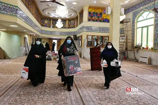 اهدای جهیزیه توسط بسیجیان مسجد چهاده معصوم