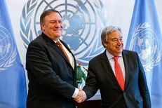 گفتگوی وزیر خارجه آمریکا با گوترش درباره حمله به عراق