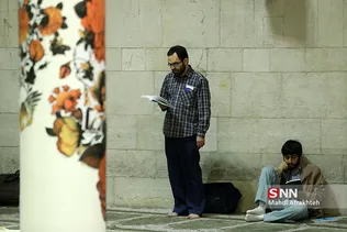 مراسم پذیرش معتکفین دانشگاه تهران