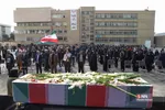 آیین تشییع و تدفین شهید گمنام در دانشگاه خوارزمی