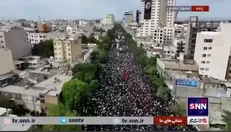 «سیدالشهدای خدمت جمهوری اسلامی و رجایی دوم، بهشتی دوم و حاج قاسم دوم ملت ایران» در آغوش مردم