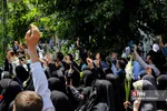 مراسم تشییع پیکر مطهر ۱۵۰ شهید دفاع مقدس در تهران